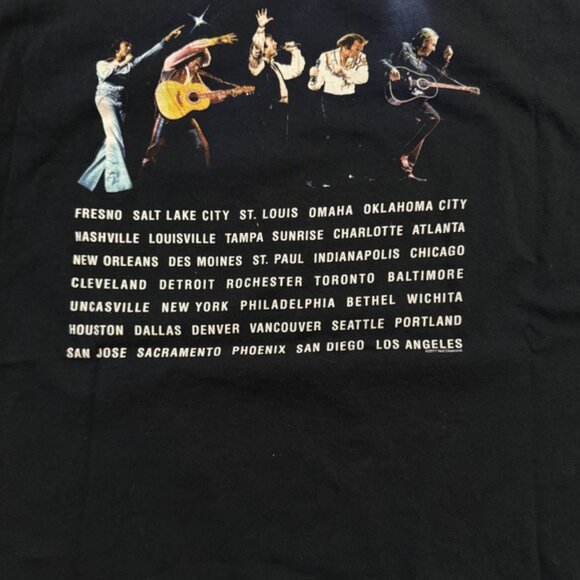 Neil Diamond 50th Anniversary Tour Concert T-Shirt L XL Black 2017 Graphic Crew - Picture 5 of 10